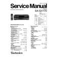 TECHNICS SAGX170 Service Manual cover photo