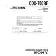SONY CDX-T60RF Service Manual cover photo