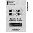 PIONEER DEH-535R Owner's Manual cover photo