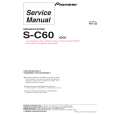 PIONEER S-C60/SXTW/EW5 Service Manual cover photo