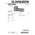 SONY SSMSP88 Service Manual cover photo