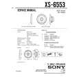 SONY XS6553 Service Manual cover photo