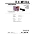 SONY SSCT44 Service Manual cover photo