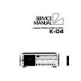 LUXMAN K04 Service Manual cover photo