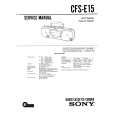 SONY CFS-E15 Service Manual cover photo