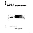 AKAI HX-R44 Service Manual cover photo