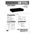 SONY SDP777ES Service Manual cover photo