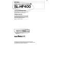 SONY SLHF400 Owner's Manual cover photo