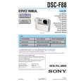 SONY DSCF88 Service Manual cover photo