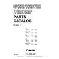 CANON NP7120 Parts Catalog cover photo