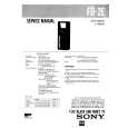 SONY FD2E Service Manual cover photo