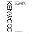 KENWOOD TS950SDX Owner's Manual cover photo