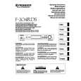 PIONEER F-204RDS Owner's Manual cover photo