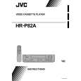 JVC HR-P82A Owner's Manual cover photo