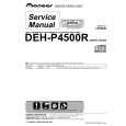 PIONEER DEH-P4500REW Service Manual cover photo