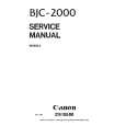 CANON BJC2000 Service Manual cover photo