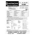 HITACHI D-007 Service Manual cover photo