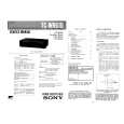 SONY TCWR610 Service Manual cover photo