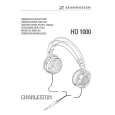 SENNHEISER HD 1000 CHARLESTON Owner's Manual cover photo