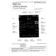 KENWOOD RXDF42 Service Manual cover photo