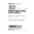 PIONEER PDP-5070 Service Manual cover photo