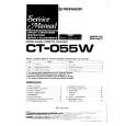 PIONEER CT-055W Service Manual cover photo