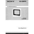 SONY KX20PS1 Service Manual cover photo
