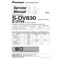 PIONEER SDV830 Service Manual cover photo