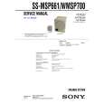 SONY SSMSP661 Service Manual cover photo