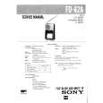 SONY FD-42A Service Manual cover photo