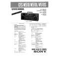 SONY CFSW510/L/S Service Manual cover photo