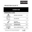 HITACHI 53SBX10B Owner's Manual cover photo