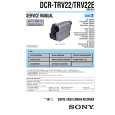 SONY DCRTRV22E Service Manual cover photo