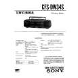 SONY CFSDW43S Service Manual cover photo