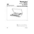 TECHNICS SL-BD22D Owner's Manual cover photo