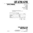 SONY LBT-A790 Service Manual cover photo