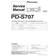 PIONEER PD-S707/HPW Service Manual cover photo
