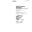 SONY CCD-TR3400 Owner's Manual cover photo