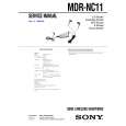 SONY MDRNC11 Service Manual cover photo