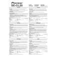 PIONEER SE-CL20U-X-L/ZCEW5 Owner's Manual cover photo