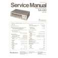 TECHNICS SA222 Service Manual cover photo