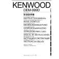 KENWOOD DEM999D Owner's Manual cover photo