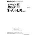PIONEER S-A4-LR/XMD/E Service Manual cover photo