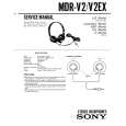 SONY MDRV2 Service Manual cover photo