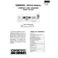 ONKYO DXC380 Service Manual cover photo