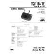 SONY TGV1B/1E Service Manual cover photo