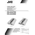 JVC KSAX4500 Owner's Manual cover photo