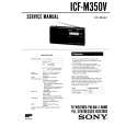 SONY ICF-M350V Service Manual cover photo