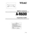 TEAC A-R600 Service Manual cover photo