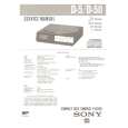 SONY D-5 Service Manual cover photo